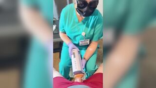 Sperm bank nurse recognized me and offered to help with machine