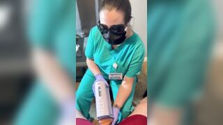 Sperm bank nurse recognized me and offered to help with machine