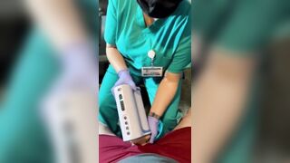 Sperm bank nurse recognized me and offered to help with machine